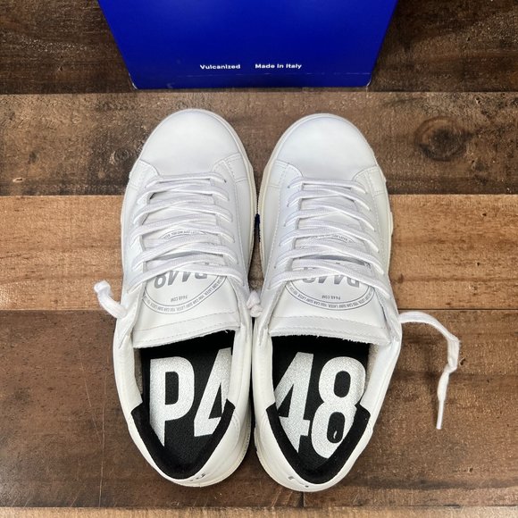 P448 CSL Low Top Leather Sneakers Size 38 / 7 US - Picture 6 of 10